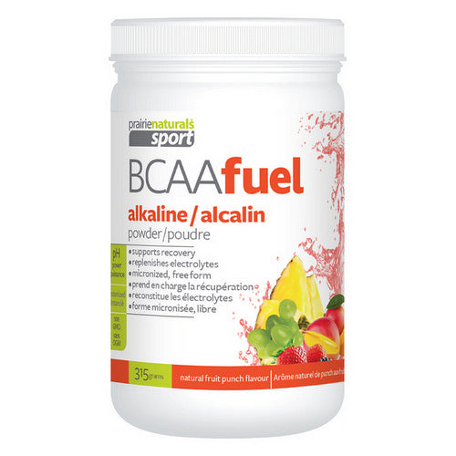 BCAA Fuel Fruit Punch 315 Grams by Prairie Naturals Health Products Inc.