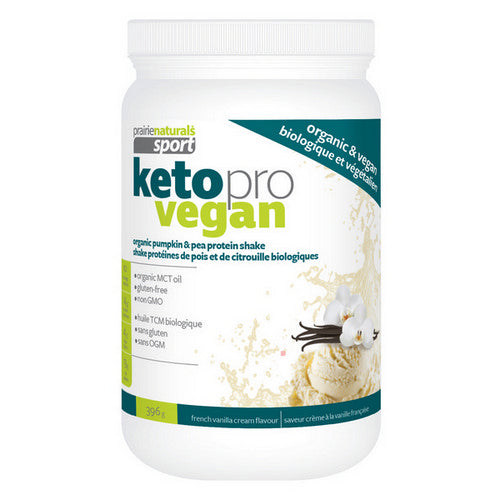 Keto Pro Vegan French Vanilla 396 Grams by Prairie Naturals Health Products Inc.