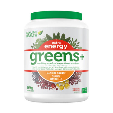 Greens+ Extra Energy Orange 399 Grams by Genuine Health