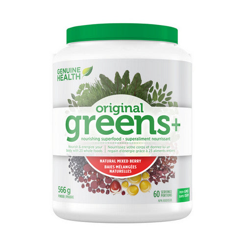 Greens+ Mixed Berry 566 Grams by Genuine Health