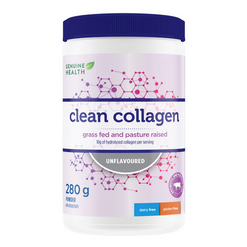Clean Collagen Bovine Unflavoured 280 Grams by Genuine Health