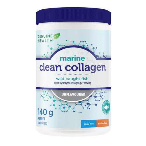 Clean Collagen Marine Unflavoured 140 Grams by Genuine Health