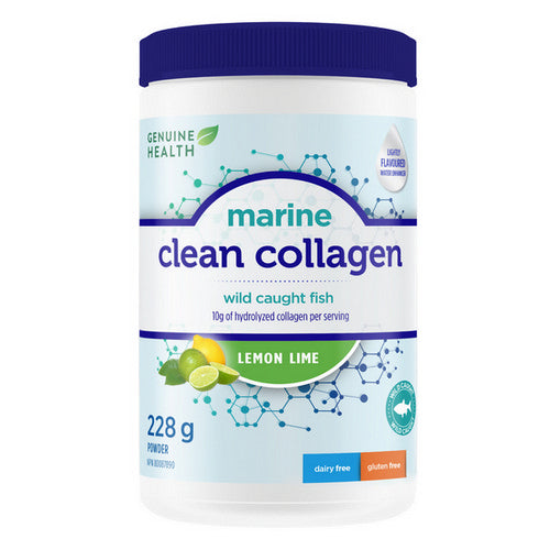 Clean Collagen Marine Lemon Lime 228 Grams by Genuine Health