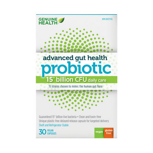 AGH Probiotics 15 Billion CFU 30 VegCaps by Genuine Health