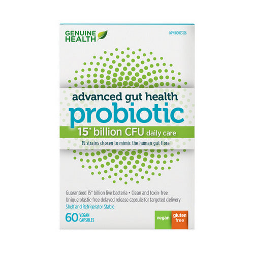 AGH Probiotics 15 Billion CFU 60 VegCaps by Genuine Health