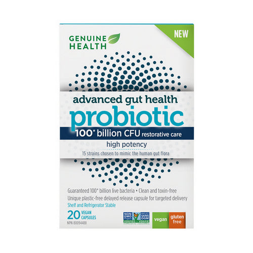 AGH Probiotics 100 billion CFU 20 VegCaps by Genuine Health