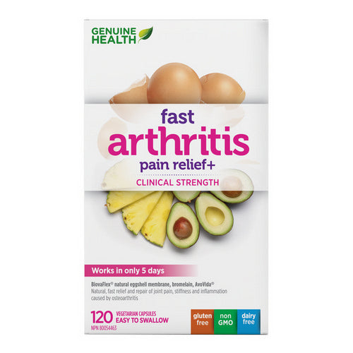 Fast Arthritis Pain Relief+ 120 VegCaps by Genuine Health
