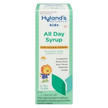 Hylands (Standard Homeopathic), 4KIDS All Day Syrup, 118 Ml