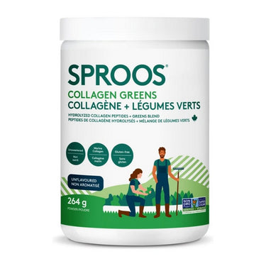 Sproos, Sproos Collagen Greens, 264 Grams