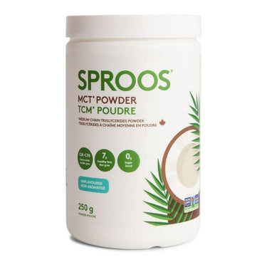 Sproos, Sproos MCT Powder, 250 Grams