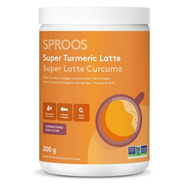 Sproos, Sproos Super Turmeric Latte, 200 Grams