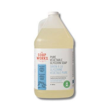 Soap Works, Liquid Glycerin Soap Refill, 4 Litres