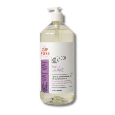 Soap Works, Lavender Liquid Soap, 1 Litre