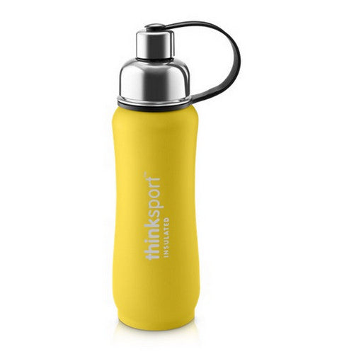 Insulated Sports Bottle Yellow 500 Ml by THINKsport THINKbaby