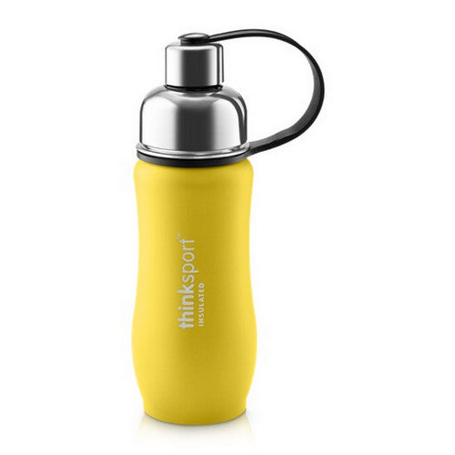 Insulated Sports Bottle Yellow 350 Ml by THINKsport THINKbaby