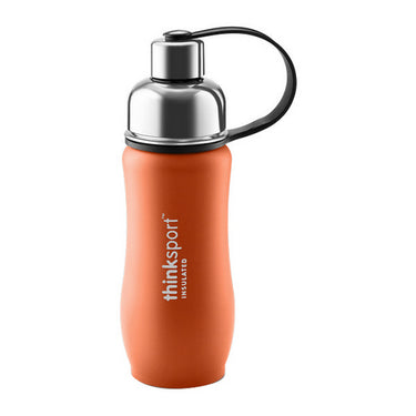 Insulated Sports Bottle Orange 350 Ml by THINKsport THINKbaby