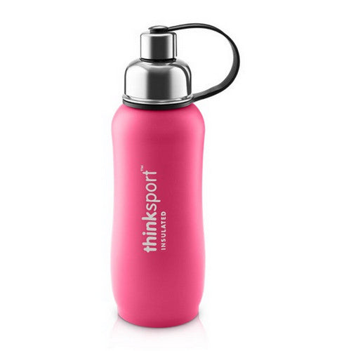 Insulated Sports Bottle Hot Pink 750 Ml by THINKsport THINKbaby