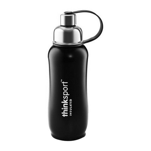 Insulated Sports Bottle Black 750 Ml by THINKsport THINKbaby