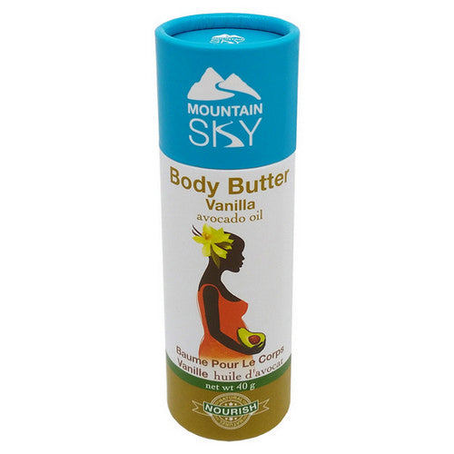Vanilla Body Butter   Eco Tube 40 Grams by Mountain Sky Soaps