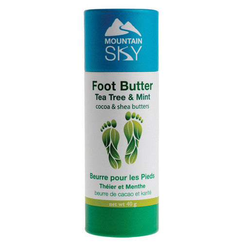 Foot Butter-Tea Tree & Mint Ecotube 40 Grams by Mountain Sky Soaps