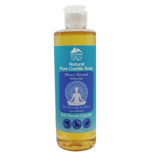 Shiva's Nirvana Castile Liquid Soap 475 Ml by Mountain Sky Soaps