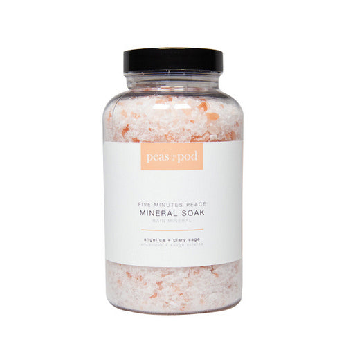 Five Minutes Peace Mineral Soak 625 Grams by Peas In A Pod