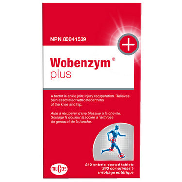 Wobenzym Plus 240 Tabs by Wobenzym