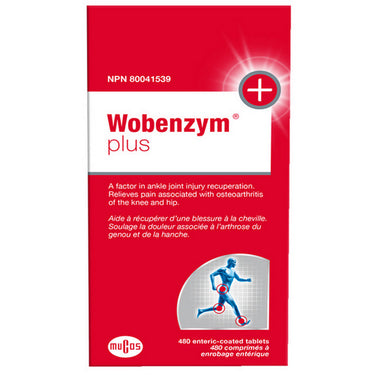 Wobenzym Plus 480 Tabs by Wobenzym