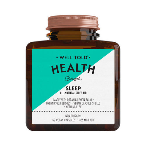 Sleep All Natural Sleep Aid 62 VegCaps by Well Told Health