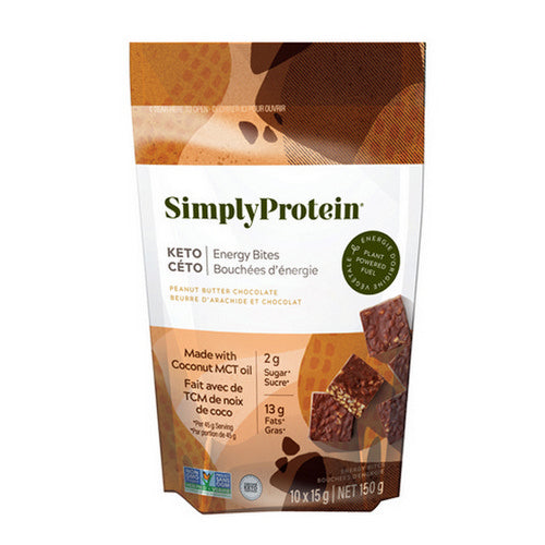 Peanut Butter Chocolate Keto Bites 150 Grams by SimplyProtein