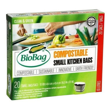 Compostable Small Kitchen Bags 20 Count by BioBag