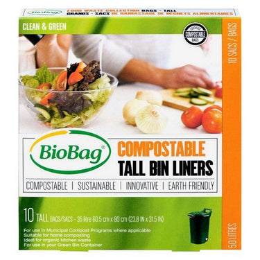 Tall Kitchen Bags 10 Count by BioBag