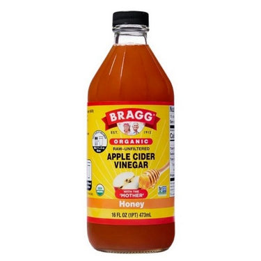 Organic Apple Cider Vinegar Honey 473 mL by Bragg