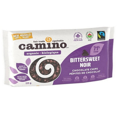 Organic Bittersweet Chocolate Chips 225 Grams by Camino
