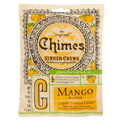 Mango Ginger Chews 141.8 Grams by Chimes
