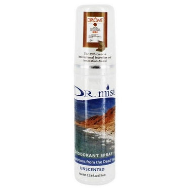 Fragrance Free Deodorant Spray 75 mL by Dr. Mist