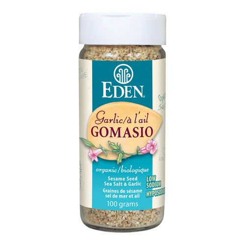 Organic Garlic Gomasio Sesame Salt 100 Grams by Eden