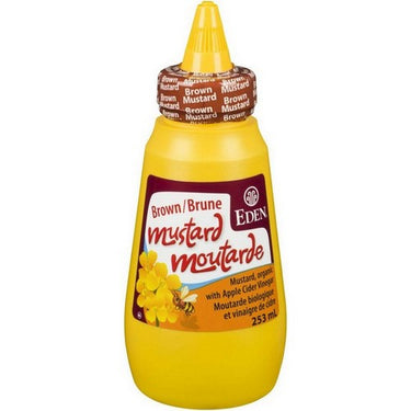 Organic Brown Mustard Squeeze Bottle 253 mL by Eden Foods