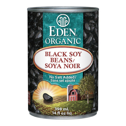 Organic Black Soy Beans 398 mL by Eden