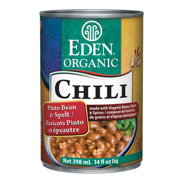 Organic Pinto Bean & Spelt Chili 398 mL by Eden