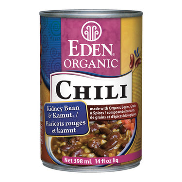 Organic Kidney Bean & Kamut Chili 398 mL by Eden