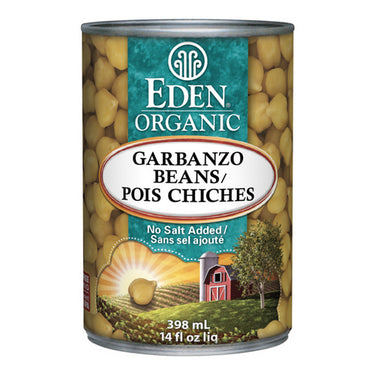 Organic Garbanzo Beans Chickpeas 398 mL by Eden Foods