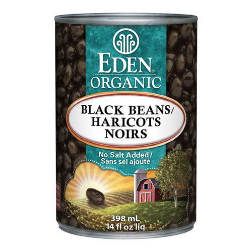 Organic Black Beans 398 mL by Eden