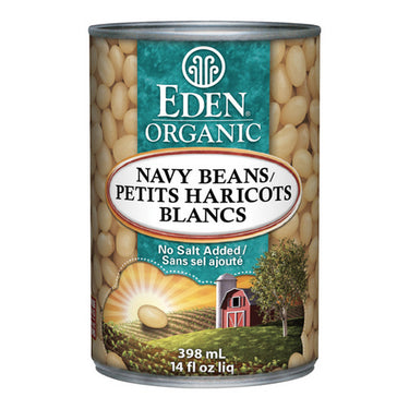 Organic Navy Beans 398 Ml by Eden Foods