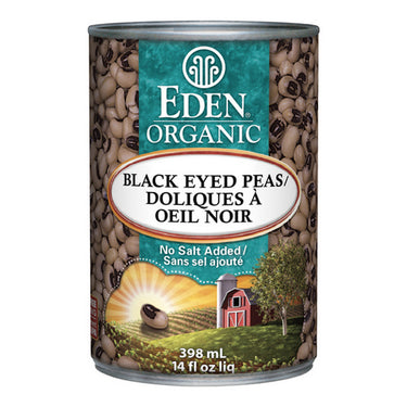 Organic Black Eyed Peas 398 mL by Eden