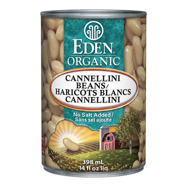 Organic Cannellini White Kidney Beans 398 mL by Eden Foods