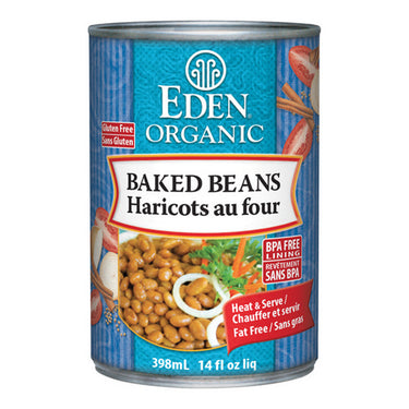 Organic Baked Beans With Sorghum & Mustard 398 mL by Eden Foods