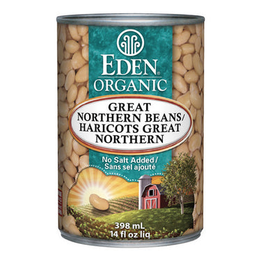 Organic Great Northern Beans 398 mL by Eden