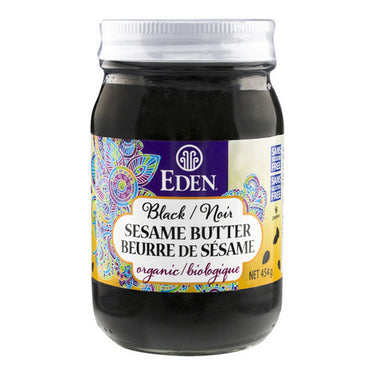 Organic Roasted Black Sesame Butter 454 Grams by Eden Foods