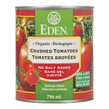 Organic Crushed Tomatoes Glass 796 mL by Eden Foods